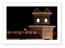 Holiday Architectural Lightig, Building Lighting, Wreaths & Bows