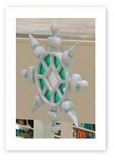 Holiday Interiors Giant Hanging Snowflake Ornament