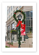 Decorative Pole Banners, Seaon's Greeting Pole Banner